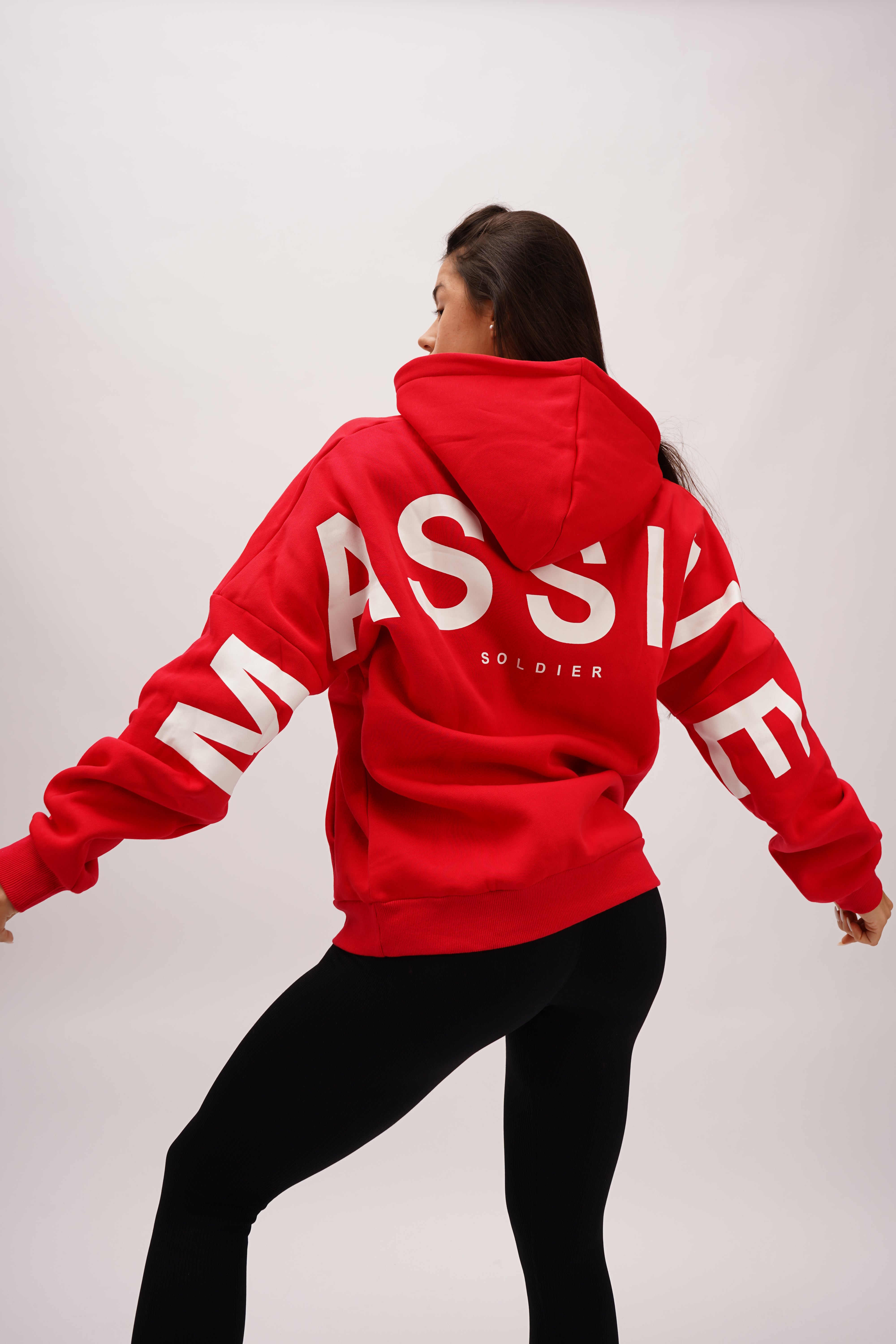 BIG MASSIVE HOODIE RED