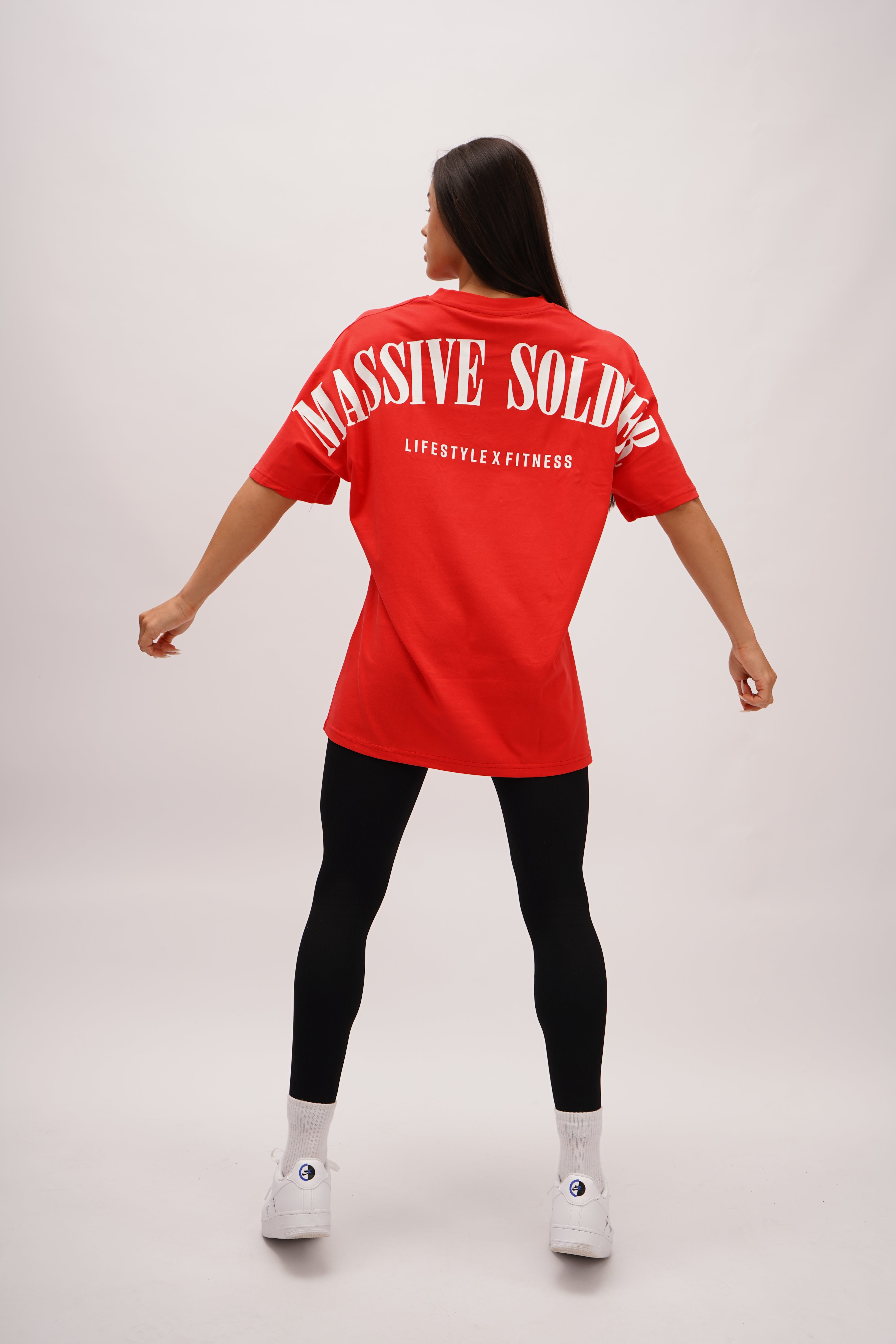 MASSIVE SOLDIER OVERSIZE SHIRT RED 