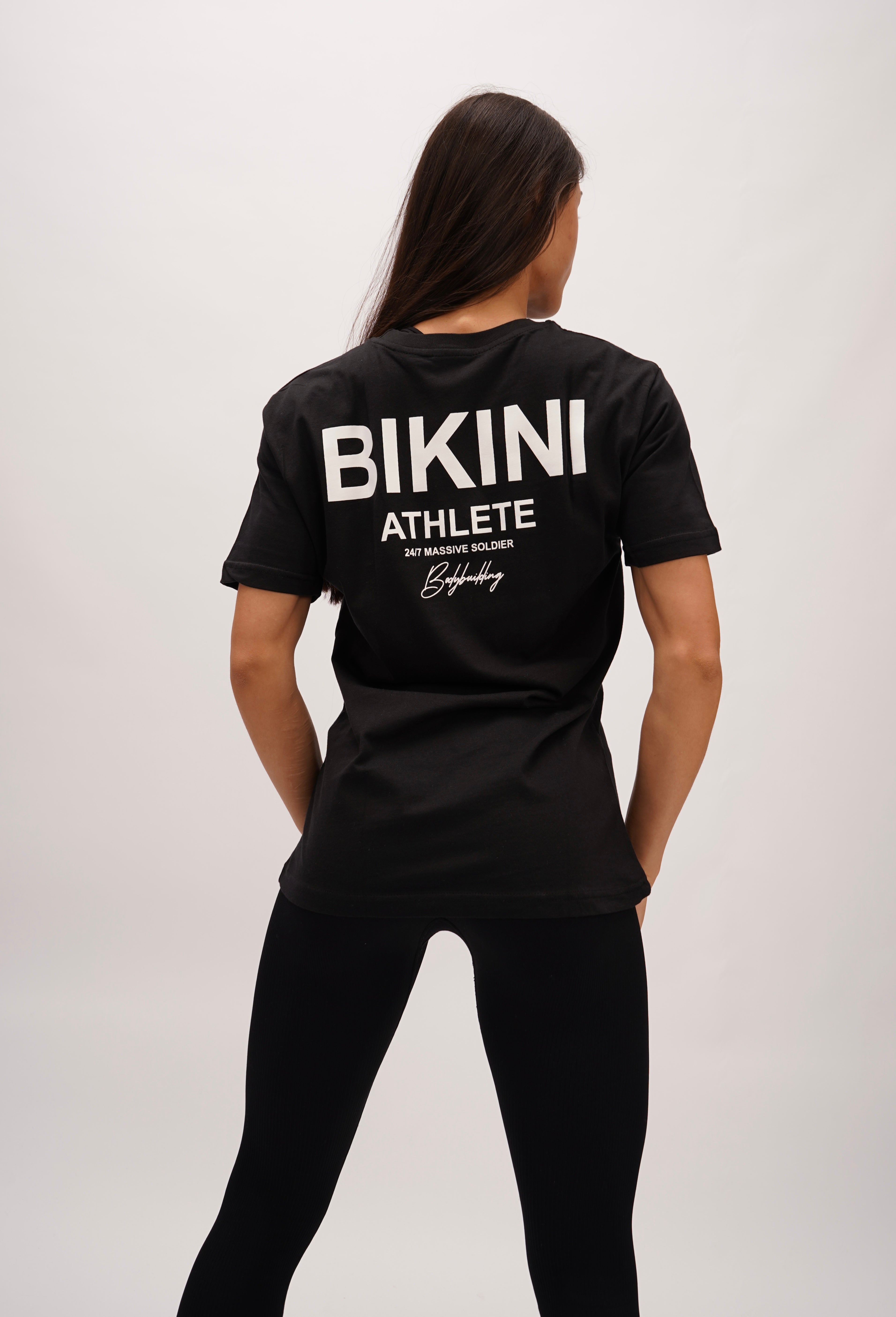 BIKINI ATHLETE SHIRT BLACK