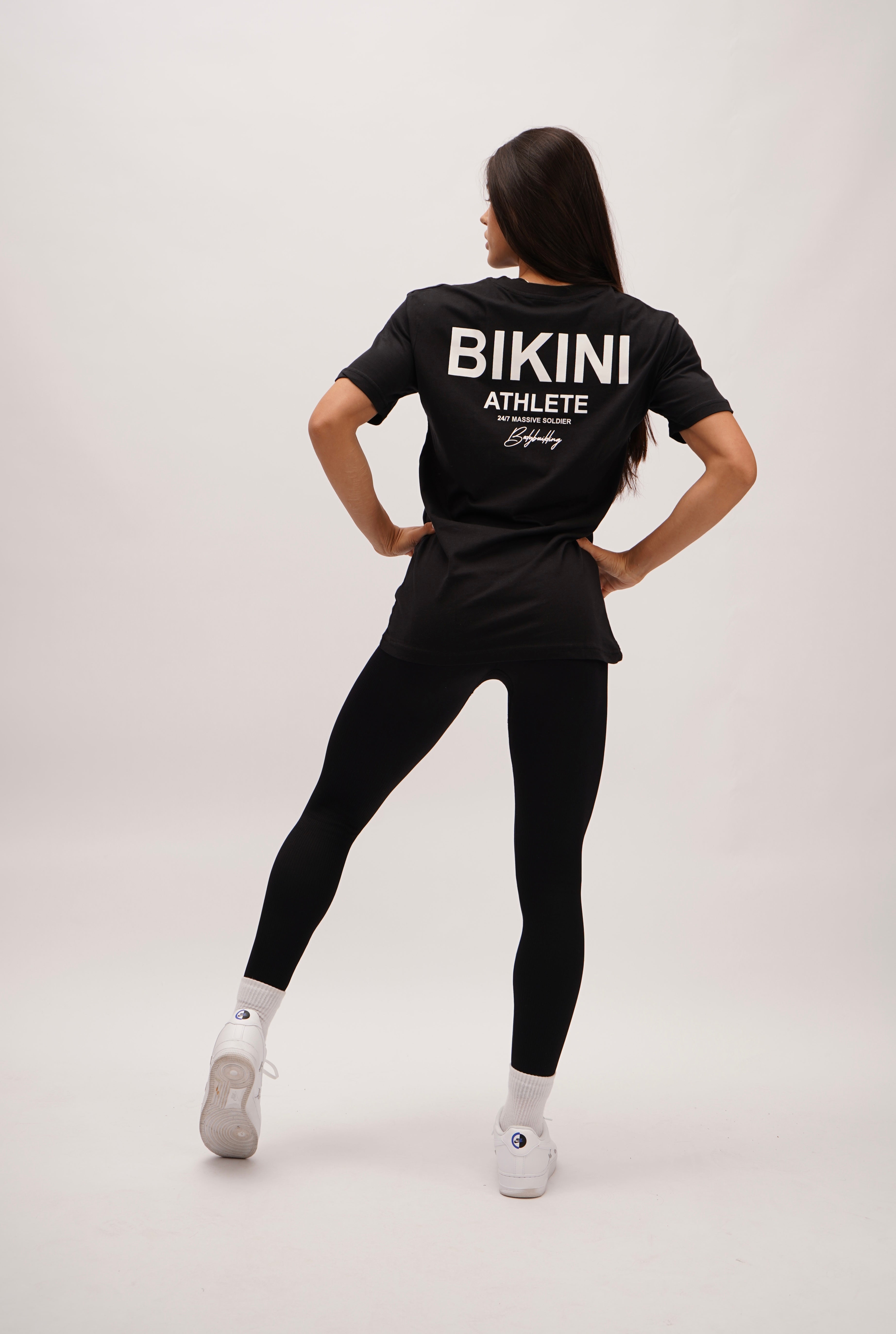 BIKINI ATHLETE SHIRT BLACK