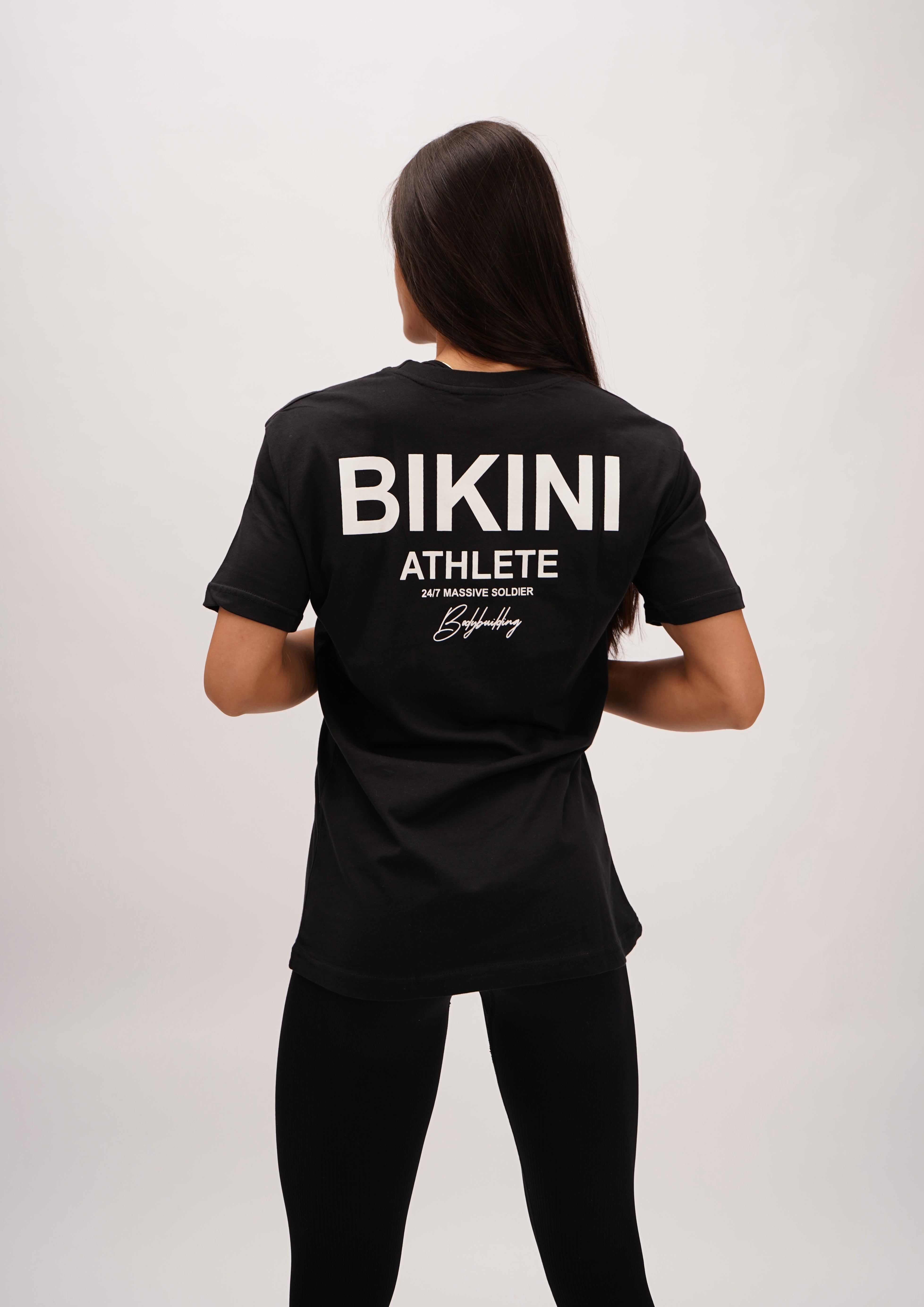 BIKINI ATHLETE SHIRT BLACK