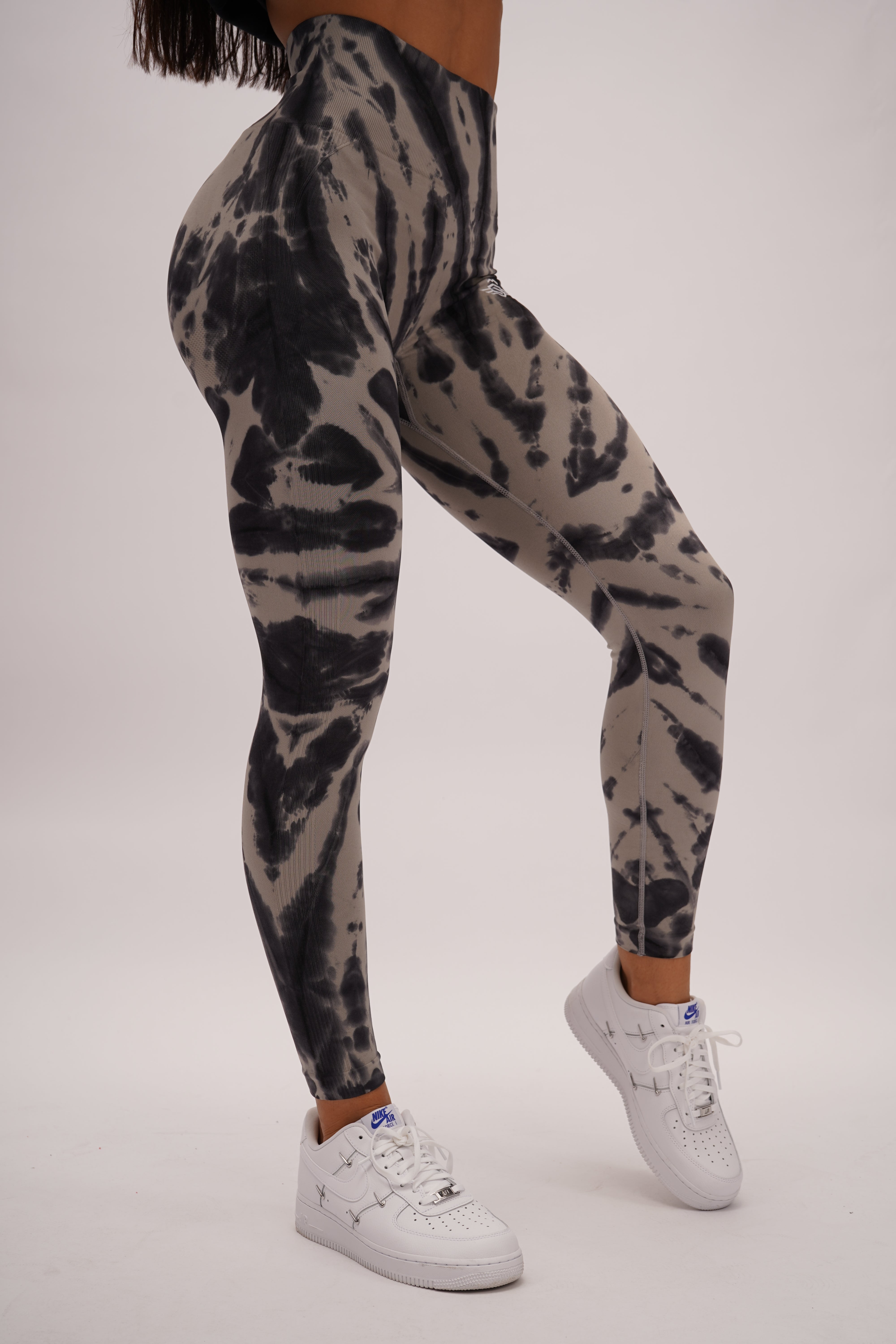 Crazy Leggings Black Grey