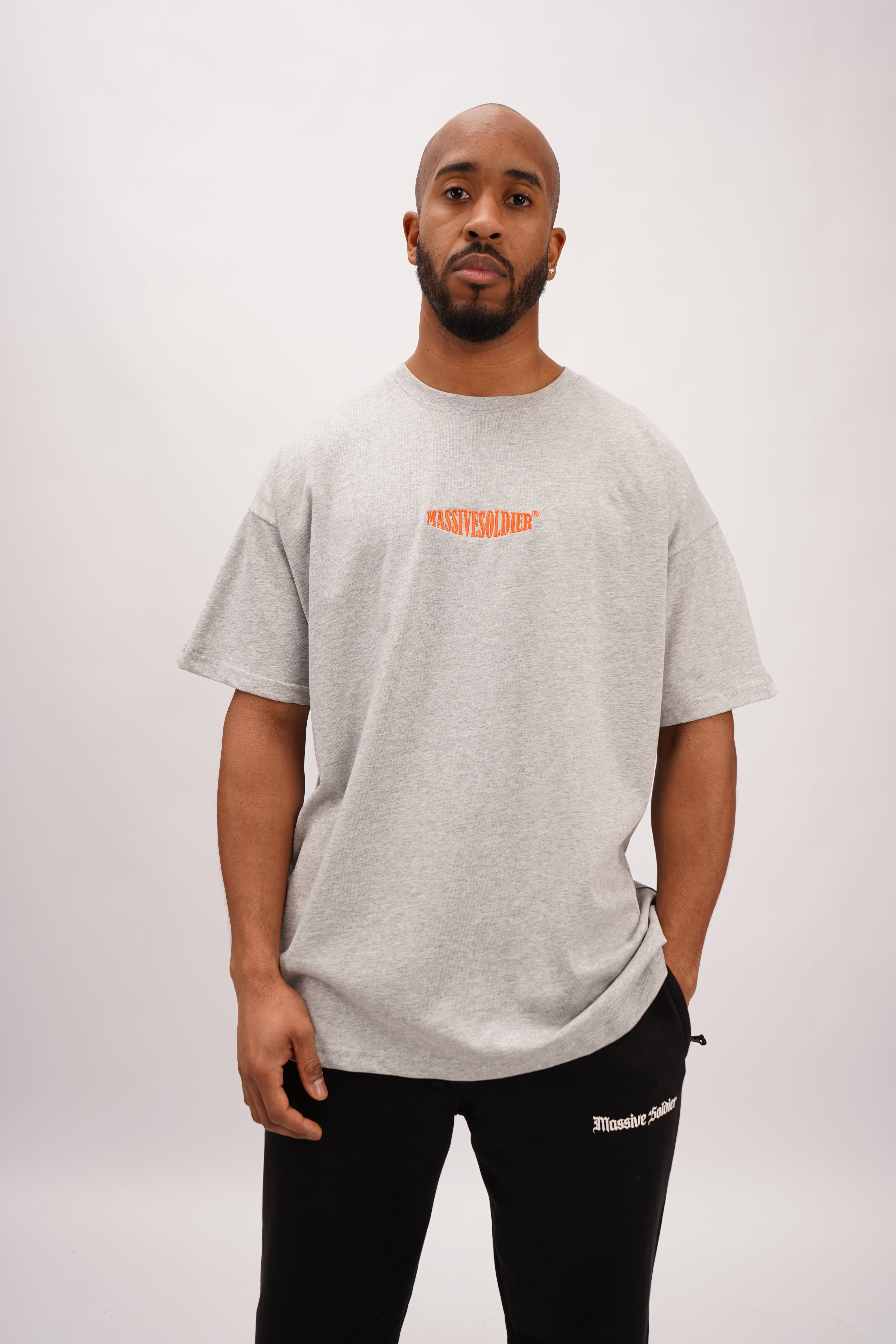 COLLEGE OVERSIZE SHIRT GREY