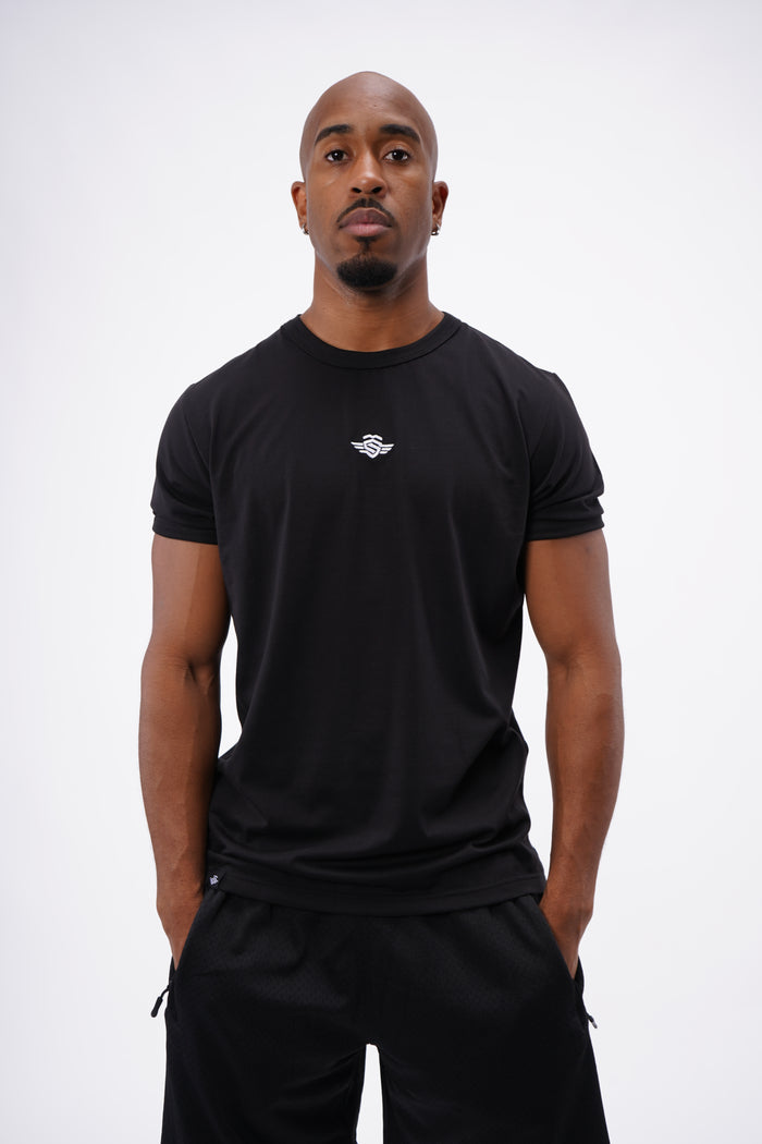 Logo Basic Slim Shirt black