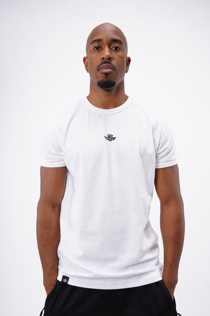 Logo Basic Slim Shirt white