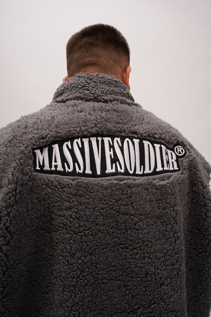 Massive Fleece Sweater Grey – Massive Soldier Sportbekleidung