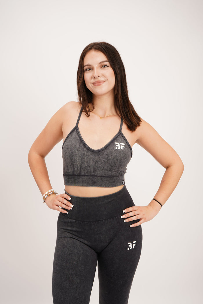 Crop Top Stone Grey