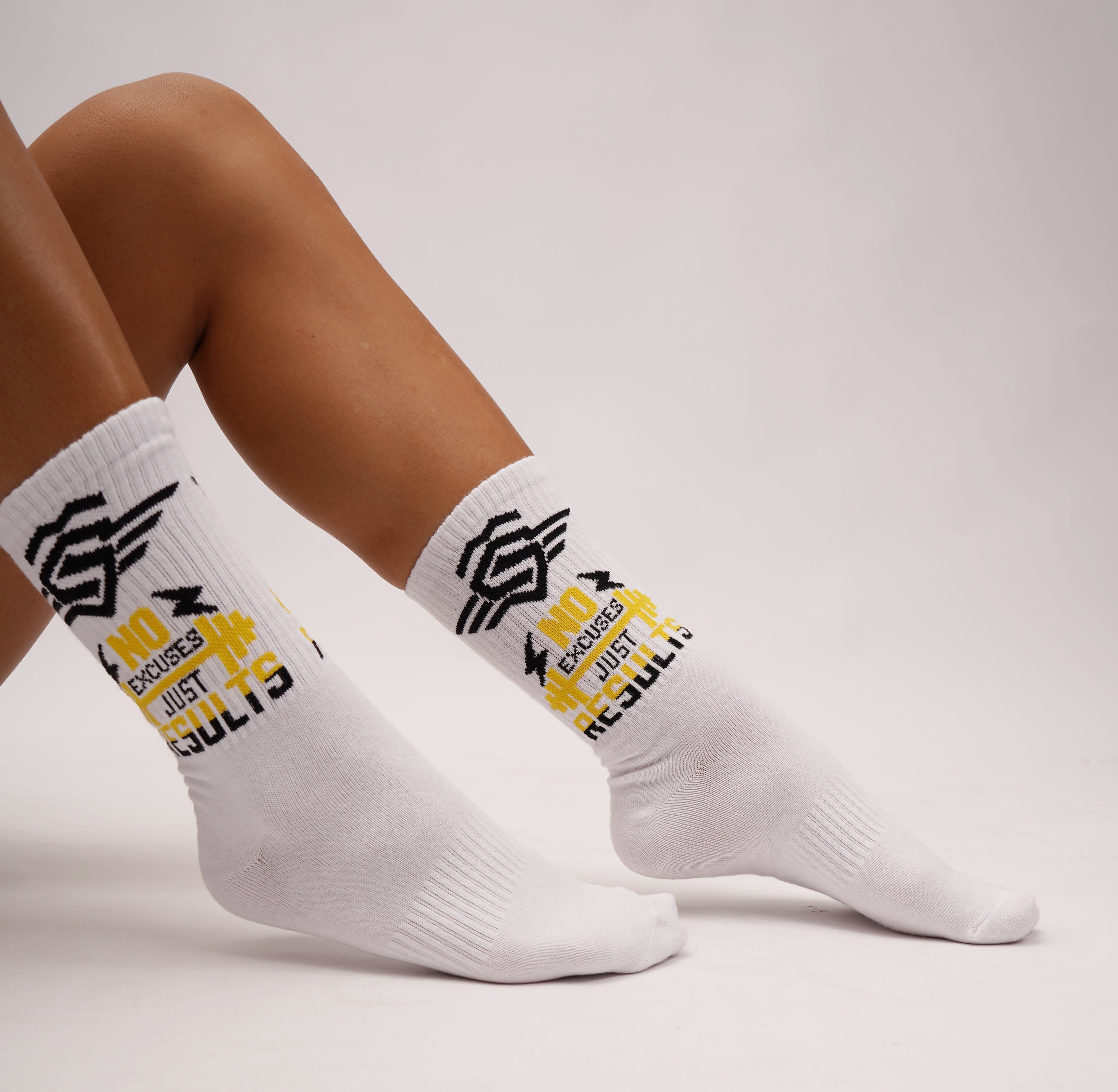 NO EXCUSES Socken 3er Pack white