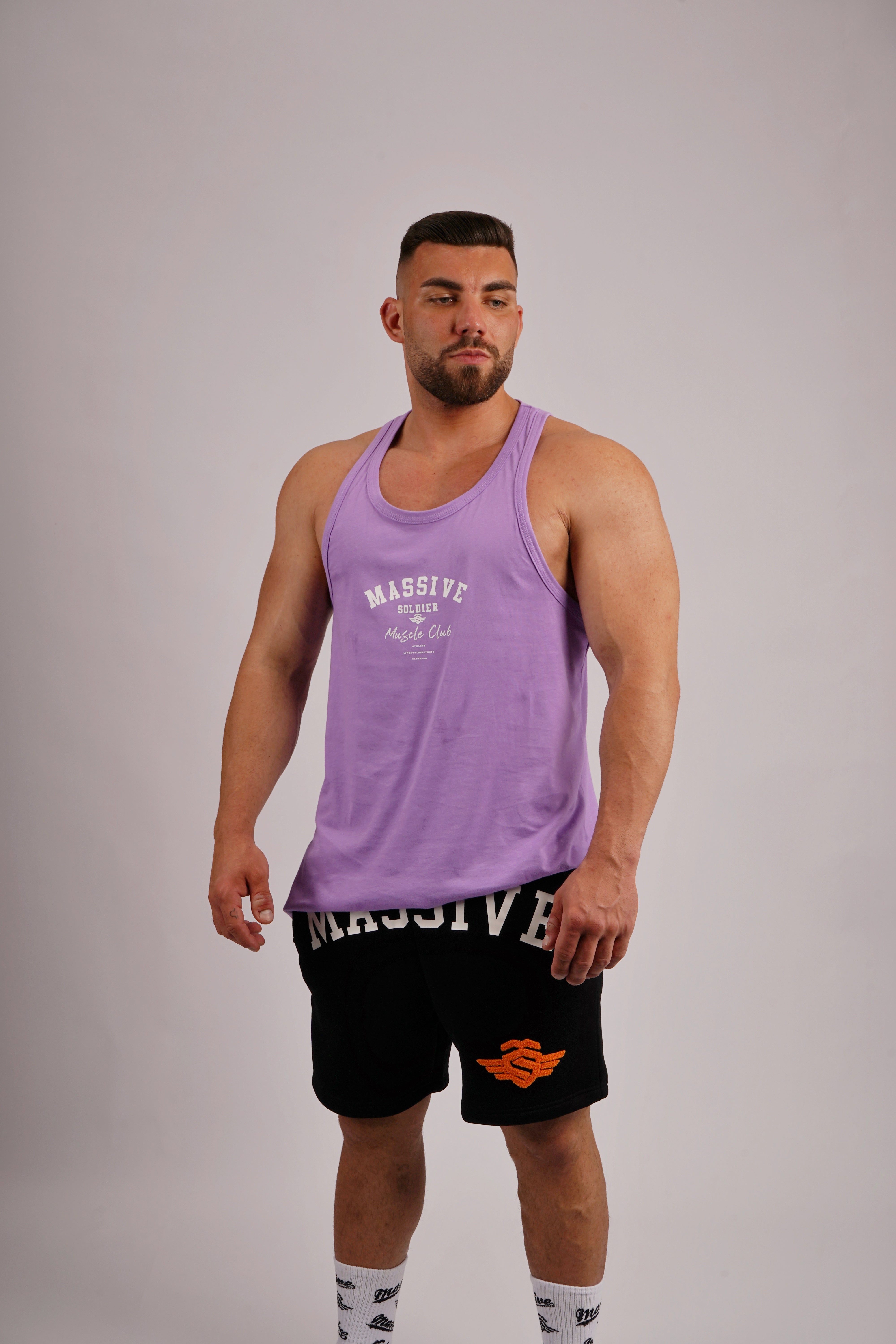 Muscle Club Athlete Tank Purple