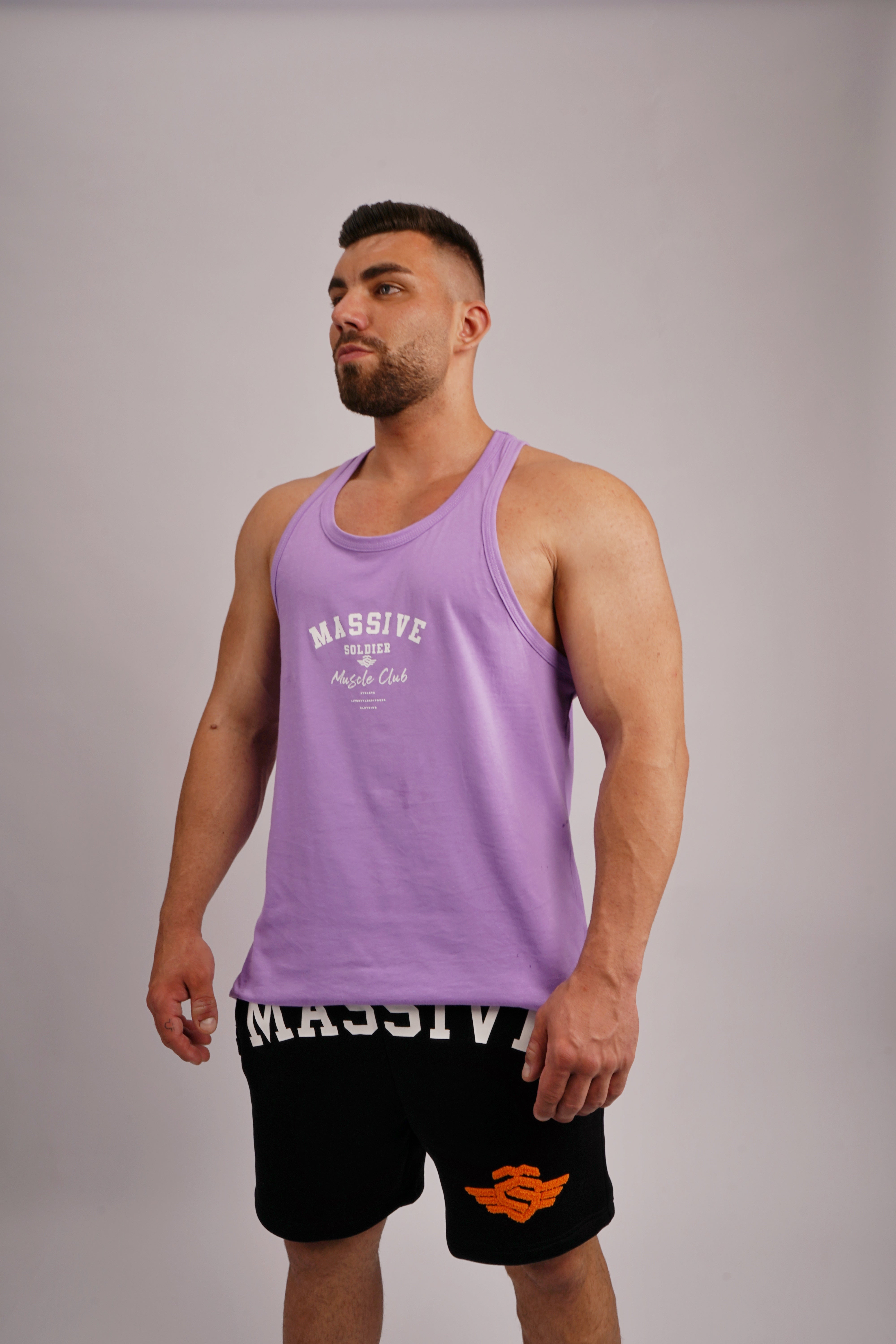 Muscle Club Athlete Tank Purple