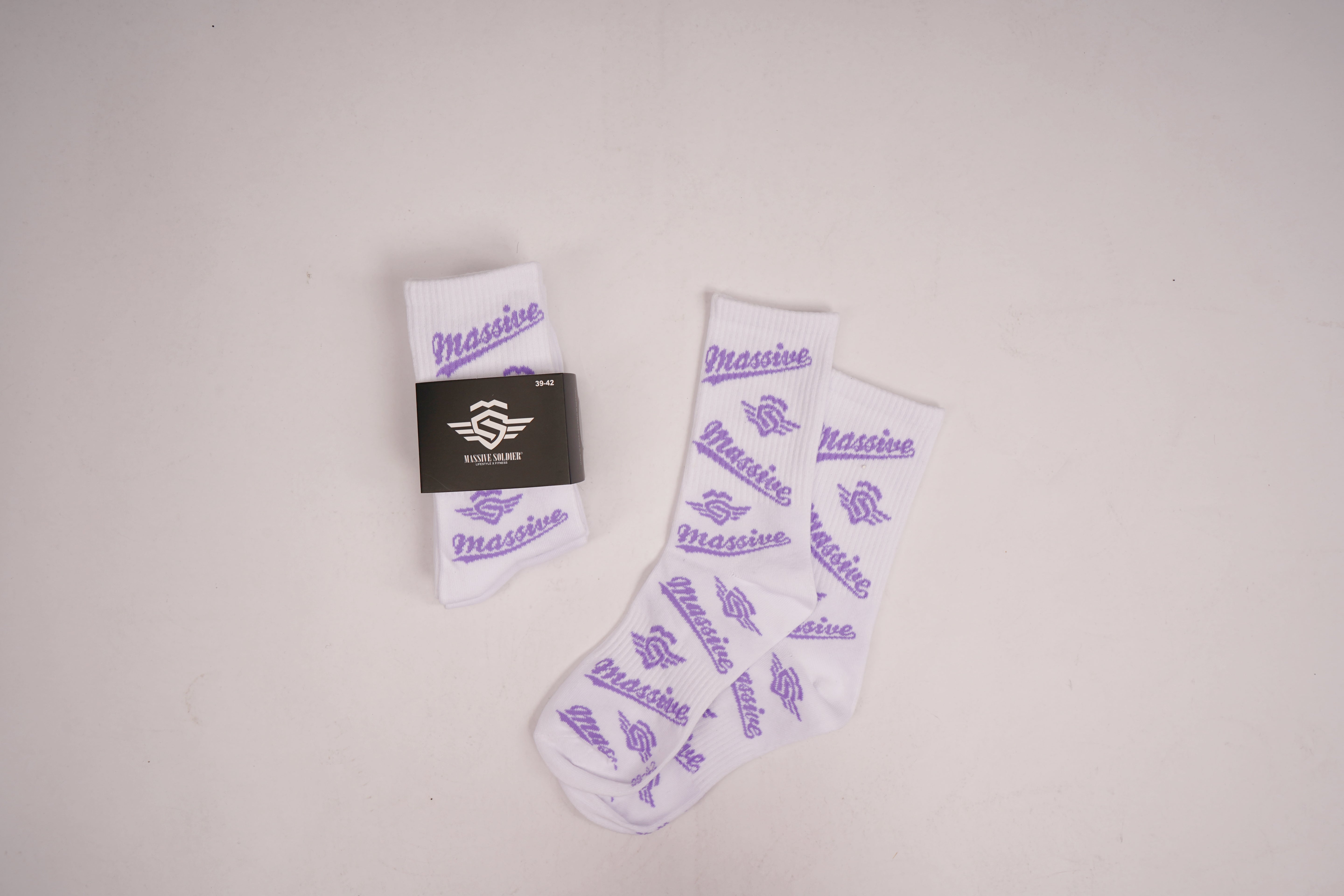 LITTLE LOGO SOCKEN Lila 3er Pack