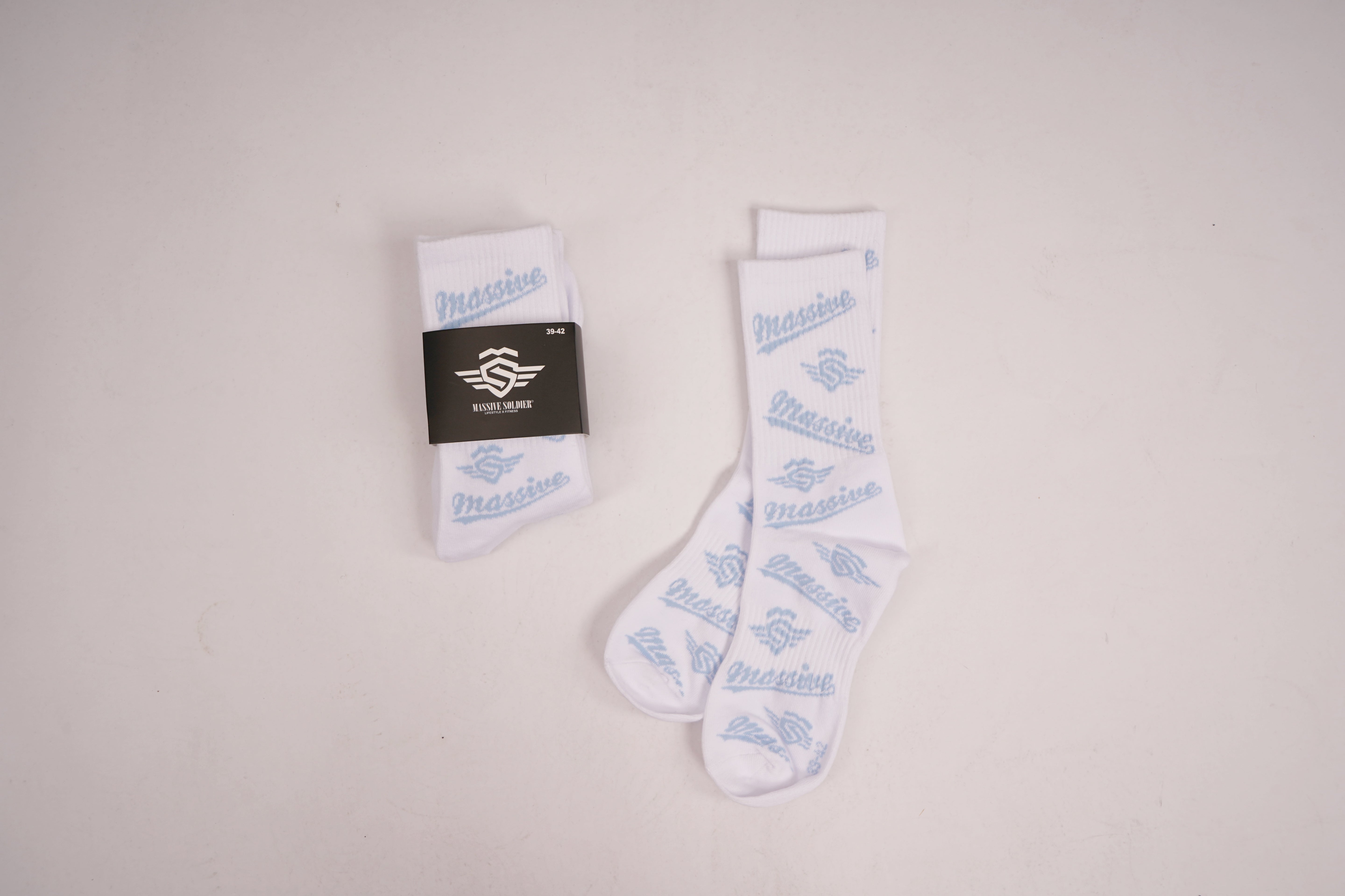 LITTLE LOGO SOCKEN hellblau 3er Pack