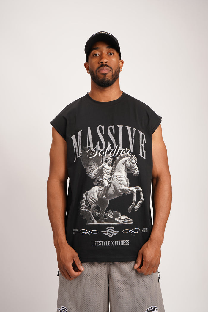 Massive Warrior Tank Black – Massive Soldier Sportbekleidung