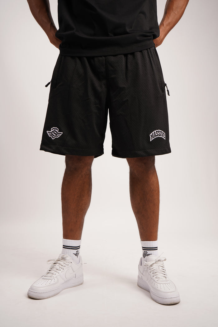Massive Mesh Shorts Black – Massive Soldier Sportbekleidung