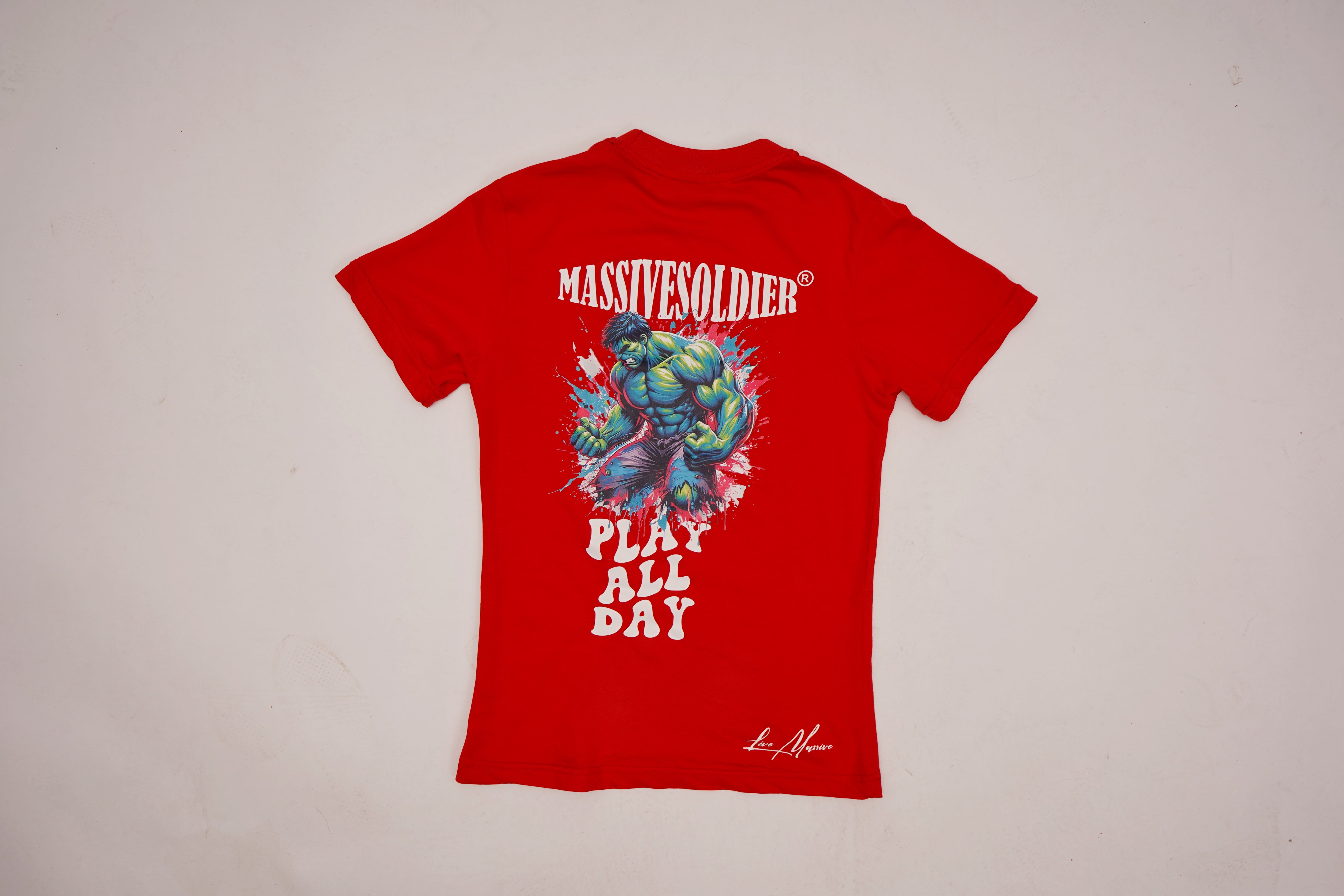 Kids Shirt Play all Day Red