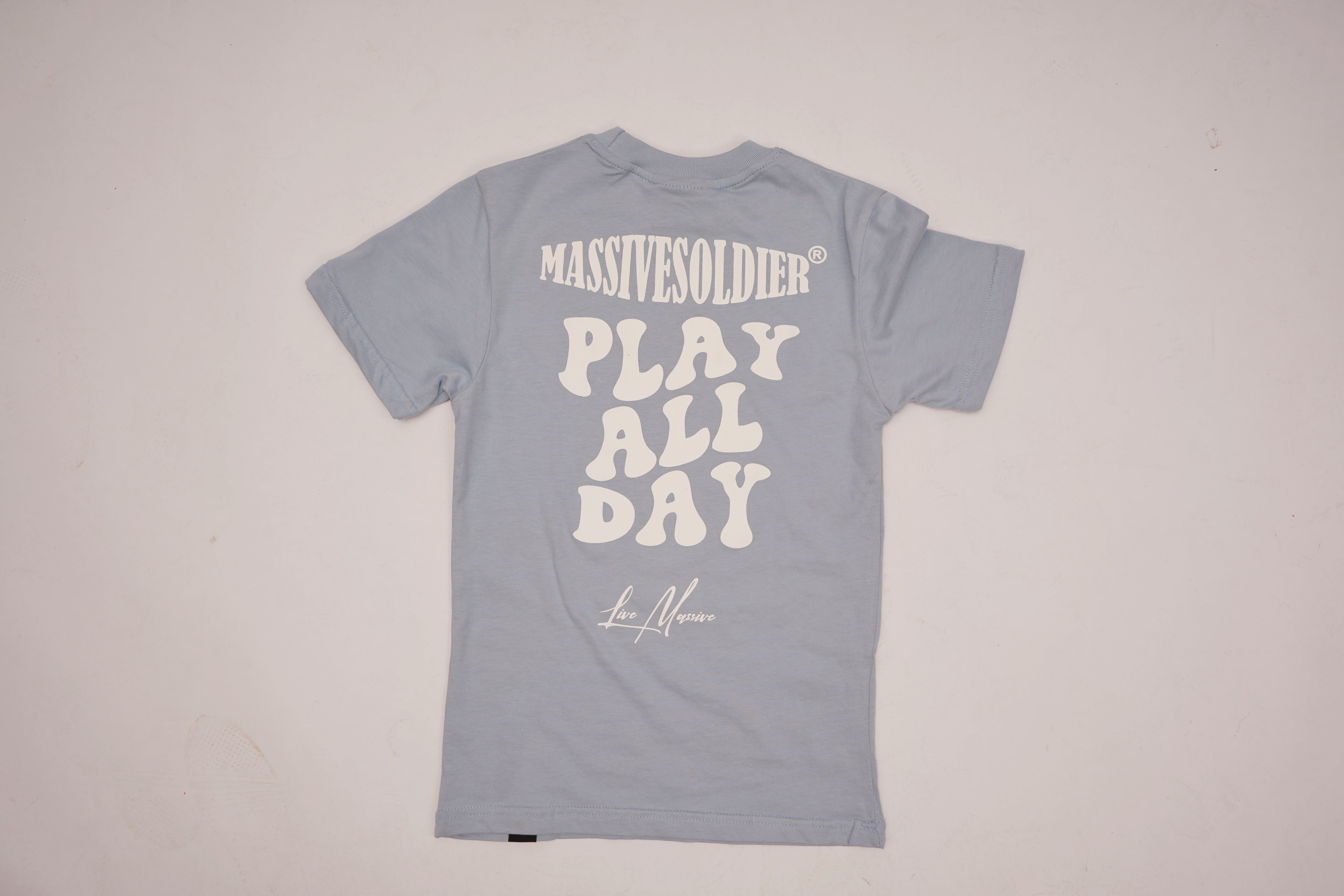 Kids Shirt Play all Day Hellblau