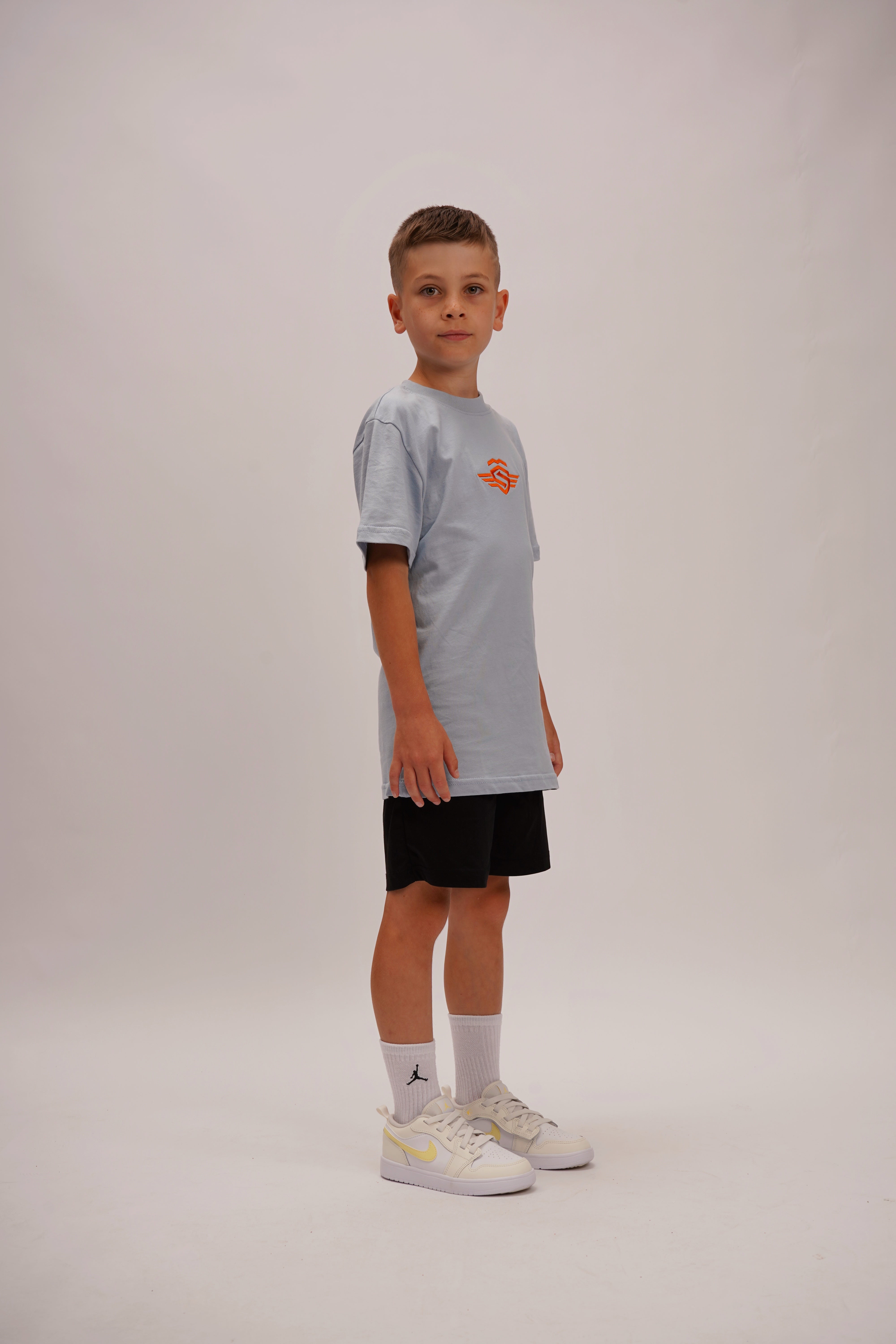 Kids Shirt Play all Day Hellblau