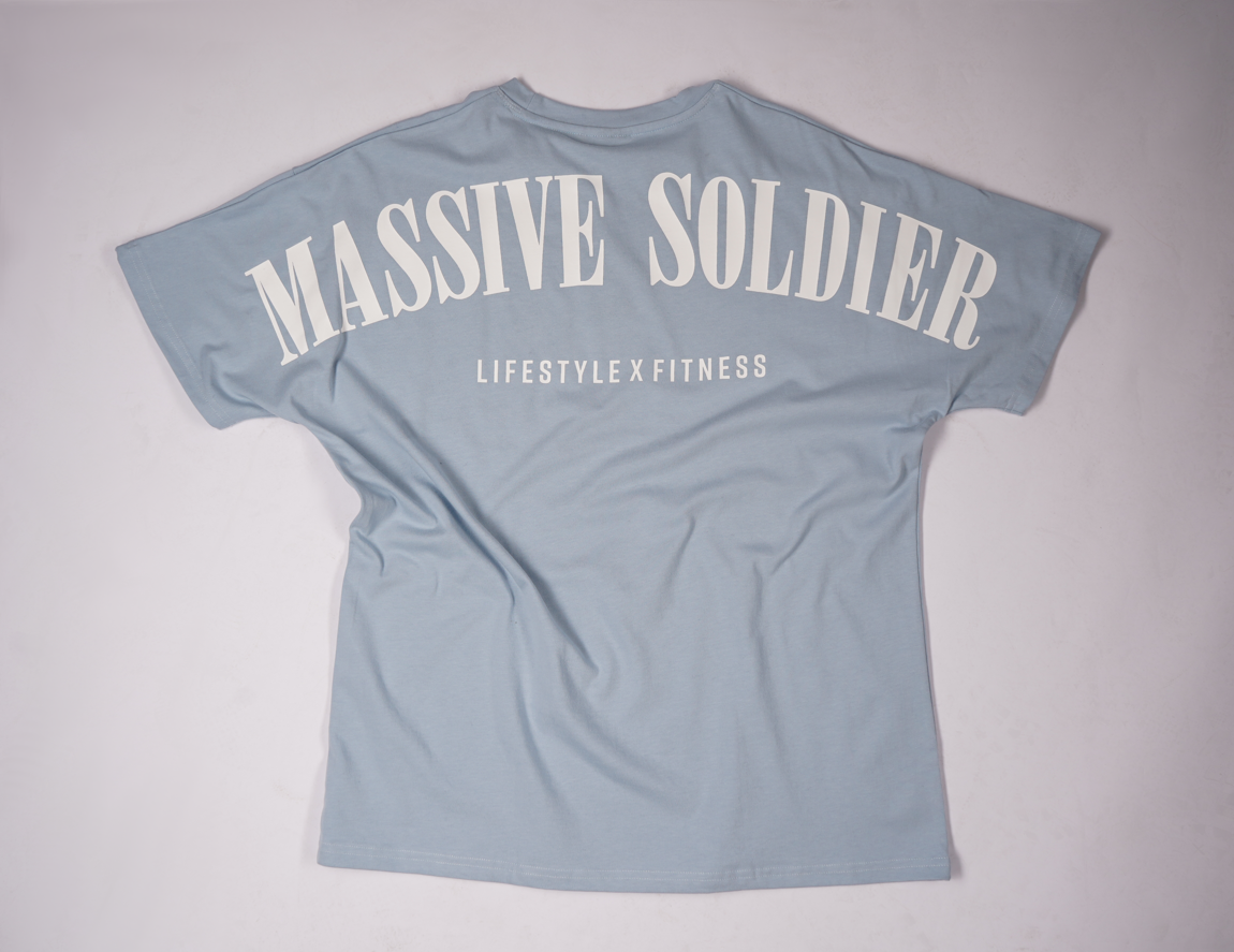 MASSIVE SOLDIER OVERSIZE BABY BLUE