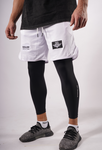 DOUBLE LAYER TROUSERS WHITE