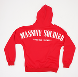 MASSIVE SOLDIER HOODIE RED