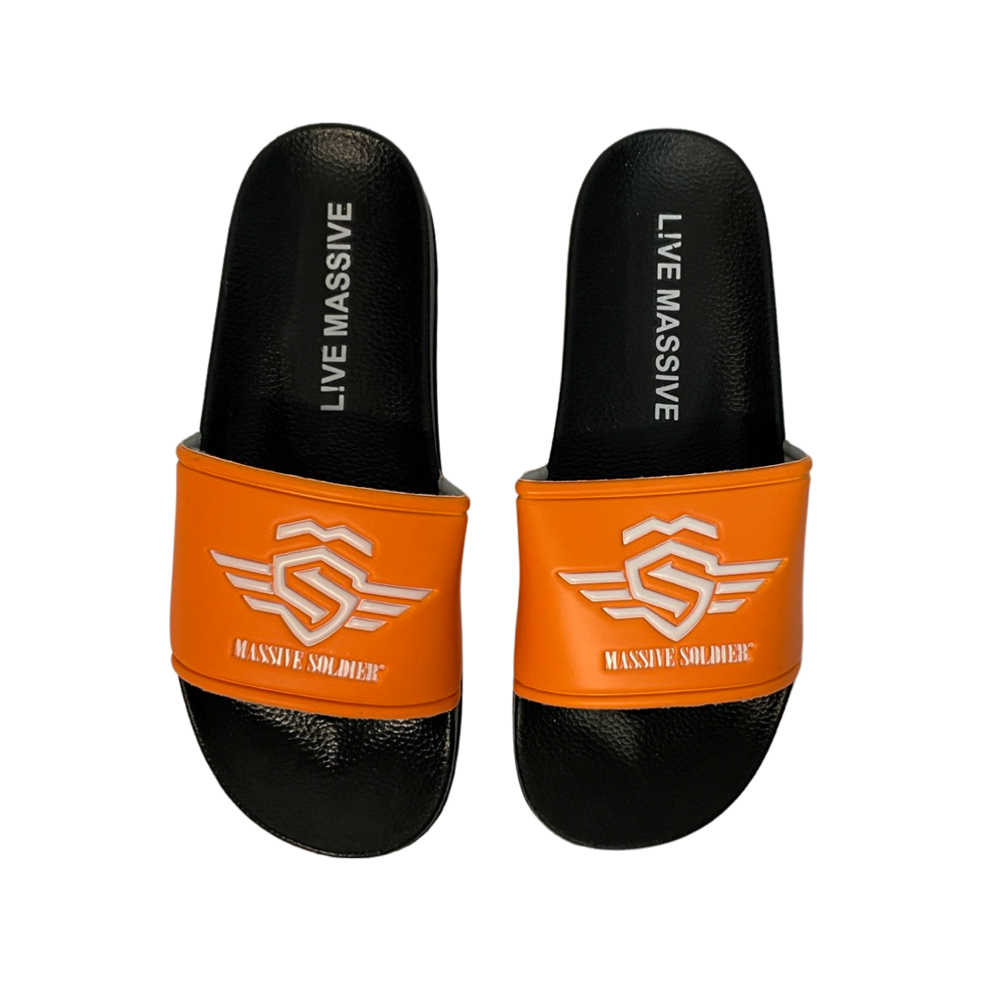 Flip flops logo orange