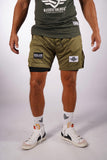 Double Layer Shorts Olive