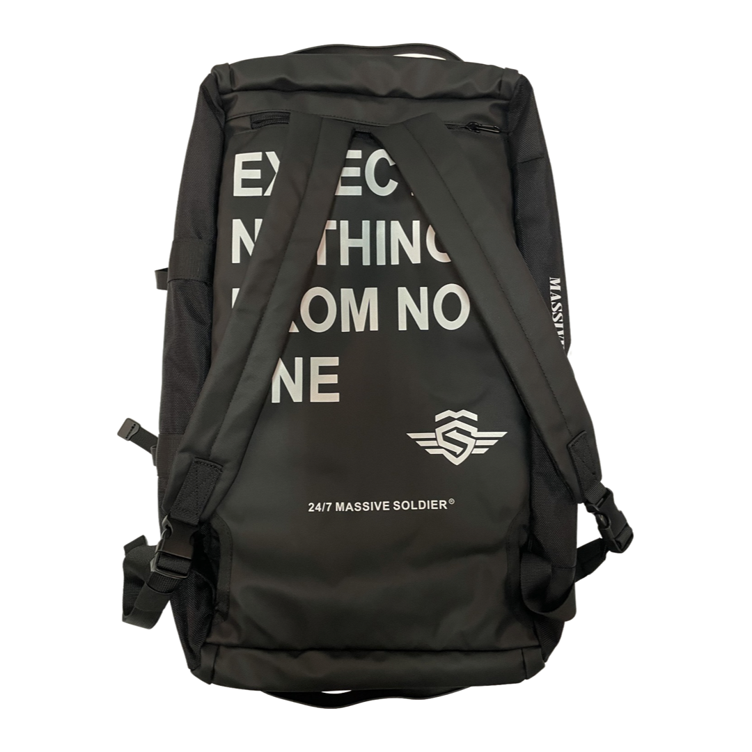 Sports bag / backpack / 2 in 1 BLACK 