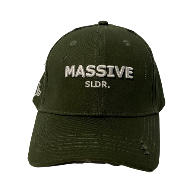 SOLID USED CAP OLIVE 